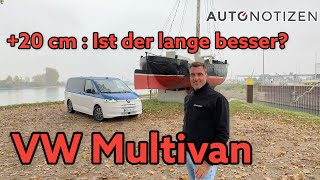 VW Multivan 20 TSI Style 204 PS Ist die Langversion ein echter VW Bus Review  Test  2021 [upl. by Annadiana]