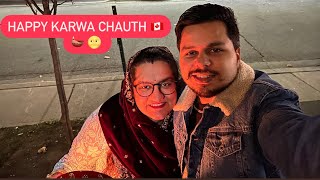 Happy Karwa Chauth to all from Canada 🇨🇦  Special dawat by Tyagi ji  ROHINIDILAIK [upl. by Laubin138]