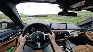 2023 BMW 540i M Sport  ASMR POV Walkaround and Test Drive [upl. by Aldas]