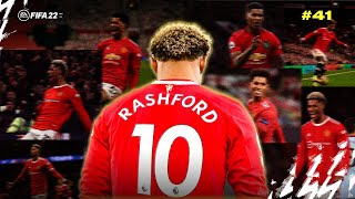 Panggung Pertunjukan Rashford  FIFA 22 Man United Relegation Career Mode 41 [upl. by Clarita]