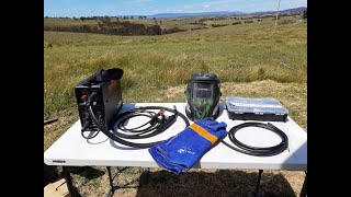 Review Unimig 120 Synergic MIG welder kit [upl. by Negris]