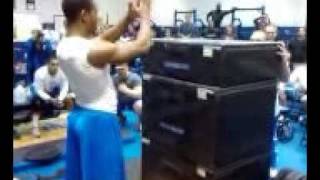 Justin Bethel 60 inch vertical box jumpFLAT FOOTED [upl. by Blader]