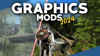 Skyrim Graphics Mods I CANT Play Without 2023 Modlist [upl. by Shirley]