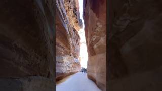 Petra in Jordan—The AlKhazneh temple The Treasury temple [upl. by Okikuy]