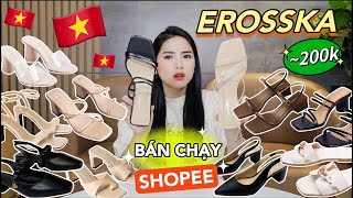 REVIEW TOP 10 MẪU GIÀY DÉP EROSSKA BÁN CHẠY NHẤT SHOPEE  CHƯA ĐẾN 200K [upl. by Aldercy]