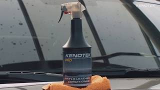 Rénovateur cuir et plastique voiture  KENOTEK PRO [upl. by Tnecillim]