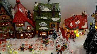 My Dept 56 Santa and Northpole Village [upl. by Femmine]