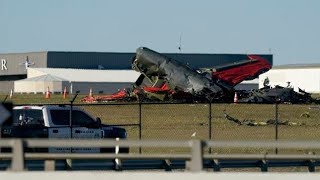 dallas crashb17dallas airshowb17 crashb17 crashairshow crashp63air show crash [upl. by Octavus472]