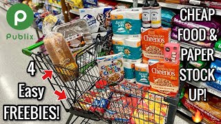 Publix Free amp Cheap Digital Grocery Couponing Deals amp Haul🔥 EASY PAPER STOCK UP 94 OR 95  911 [upl. by Mccahill]