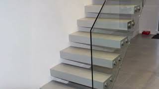 Floating Stairs  Modern Staircase Designs Ovoms [upl. by Irpac]