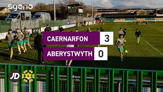 Uchafbwyntiau  Highlights  Caernarfon 30 Aberystwyth [upl. by Nauqel157]