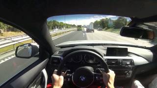 2014 New BMW 435d xDrive Driving POV Review GoPro Hero 3 [upl. by Eidnahs]