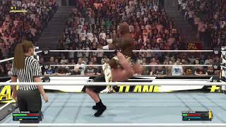 WWE 2K24  Brock Lesnar VS Shelton Benjamin ECW Championship FASTLANE [upl. by Hausner]