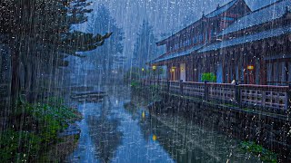 FORTE PLUIE pour dormir Profondément et éliminer le Stress  Bruit de la Pluie sur le toit la nuit [upl. by Jo Ann]