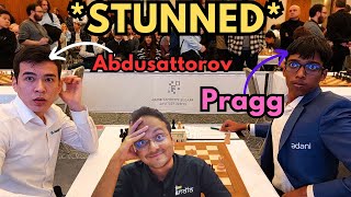 When Praggnanandhaa stunned world no5 Nodirbek Abdusattorov with his move  Prague Masters 2024 [upl. by Dreda]