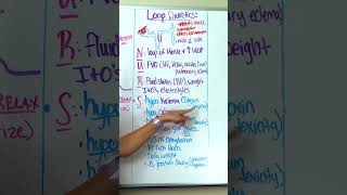 Loop Diuretics Pharmacology Nursing NCLEX Review pharmacology nursing nursingschool [upl. by Damalus]