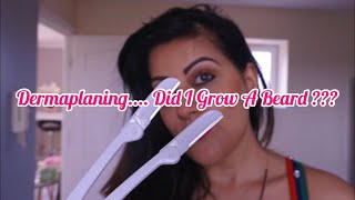 Does Dermaplaning Make Hair Grow Back Thicker   Dermaplaning At Home [upl. by Aernda]