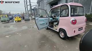 2 Doors Smart Mini Electric Car  Chinese  Beautiful and Durable  4 Wheels Electric Vehicle [upl. by Onirefes]