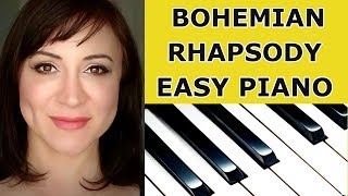 Bohemian Rhapsody Easy PianoSheet Music [upl. by Ttej795]