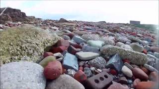 Brick Beach Sefton Coast rubble from the Liverpool Blitz [upl. by Eisso637]