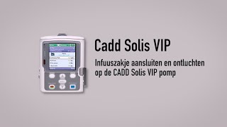 CADD Solis Vip  Aansluiten Infuuszakje [upl. by Eirehs960]