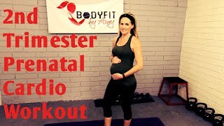 20 Minute 2nd Trimester Prenatal Cardio Workout but good for ALL Trimesters of Pregnancy [upl. by Littlejohn]