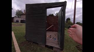 Part 2 Erecting a Shed [upl. by Bolten]