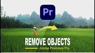 Remove Objects With Masking in Adobe Premiere Pro [upl. by Tertia]