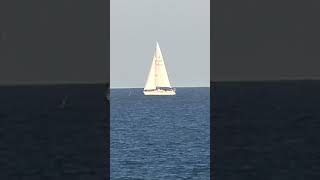 Sailing boat off Filey [upl. by Akino]