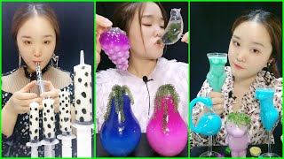 ASMR Drink Colorful Drink 신기한 물먹방 Drinking Asmr No Talking 話さない 6 [upl. by Llenrahs]