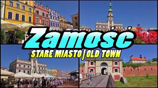 ZAMOŚĆ Stare Miasto  Old Town Zamość  Poland 4k [upl. by Jesh]