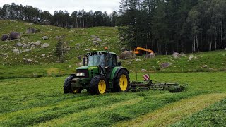 Andre slott 2024  John Deere  Mchale  Sip 340  Claas Disco  Krone [upl. by Eanram]