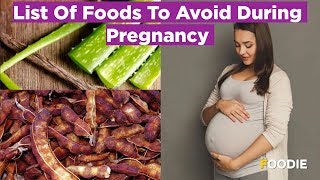 List Of Foods To Avoid During Pregnancy  Foods amp Beverages to Avoid During Pregnancy [upl. by Wunder485]