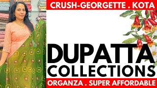 DUPATTA Collections  KOTA  GEORGETTE  AFFORDABLE SALE  24APR24 [upl. by Itnavart]