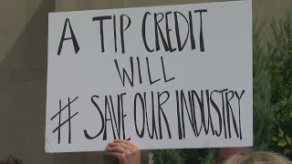 Minimum Wage Tip Credit Debate Heats Up In St Paul [upl. by Engud627]