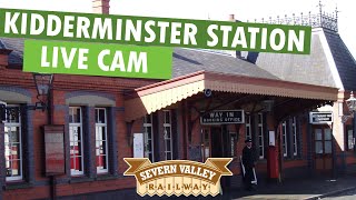 LIVE CAM  Kidderminster Station Concourse Camera on the Severn Valley Railway [upl. by Aiem]