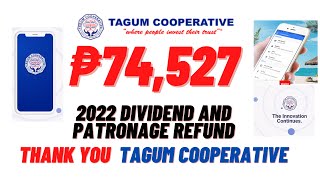 PAANO NAMIN NAKUHA ANG P74527 DIVIDEND AND PATRONAGE REFUND FROM TAGUM COOPERATIVE [upl. by Koffler]