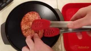 Cooking Ham Steak in the Microwave with Reheatza® [upl. by Endora]