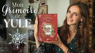 Je vous présente mon nouveau livre 🎄 Grimoire de Yule [upl. by Hellene]