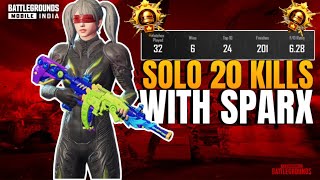 SOLO 20 KILLS WITH SPARX  🔥SPARX IS LIVE [upl. by Oigimer]