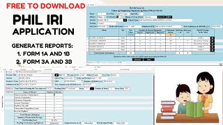 Automated Phil IRI App Reports for Form 1A Form 1B Form 3A Form 3B All in one 1 Application [upl. by Dinnie915]