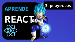 Aprende REACT con 3 proyectos incluidos 6 horas [upl. by Irelav]