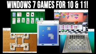 Install the Classic Windows 7 Games such as Solitaire and Minesweeper etc on Windows 10 and 11 [upl. by Arri828]