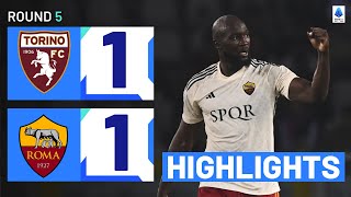 TorinoRoma 11  Zapata and Lukaku score Turin Goals amp Highlights  Serie A 202324 [upl. by Ailed]