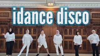 idance disco  line dance demo by The Ladies [upl. by Kentiggerma15]