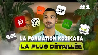 Formation complète sur KoziKaza   Épisode 1 Jardin Mur Toiture [upl. by Tnattirb]