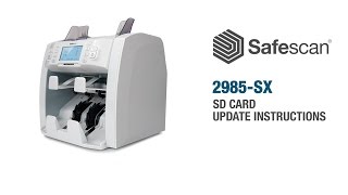 Safescan 2985SX SD Card Update Instructions  English [upl. by Nalepka]