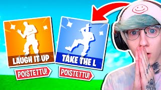 FORTNITE POISTI NÄÄ EMOTET [upl. by Martinson]