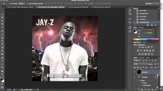 Photoshop Album Cover Tutorial 4 The finishing touches [upl. by Binnie]