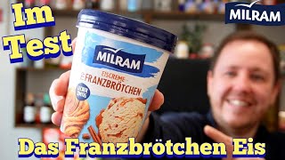 Milram Franzbrötchen Eiscreme im Test [upl. by Drooff644]